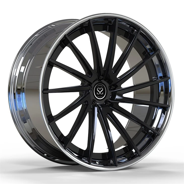 BENZ G63 Polished Lip+Gloss Disc Custom 2-PC 22" Rimmijiet