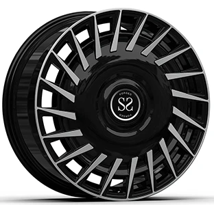 Stil Ġdid Custom Forged 1-PC Rims Direzzjonijiet Differenti Spoke