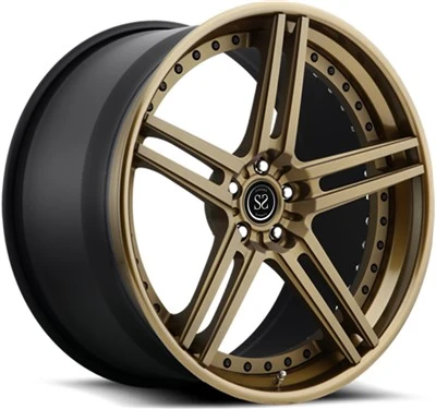 Liga tal-Aluminju Falsifita ta '2 Biċċiet Personalizzata Għal Ferrari 458 Spider21x9 | 21x12 / 21inch 2-PC Iffalsifikati Rims 5x114.3