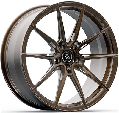 Plished Bronż Forged Rims 22x10.5 5x112 Għall-Audi Rs6 C7 2013 Sena