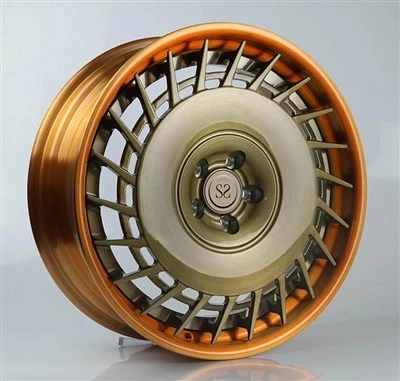 Żewġ -tone Bronż 2 Biċċa Roti Falsifikati 18x8.5 U 18x10 Għall-BMW E39