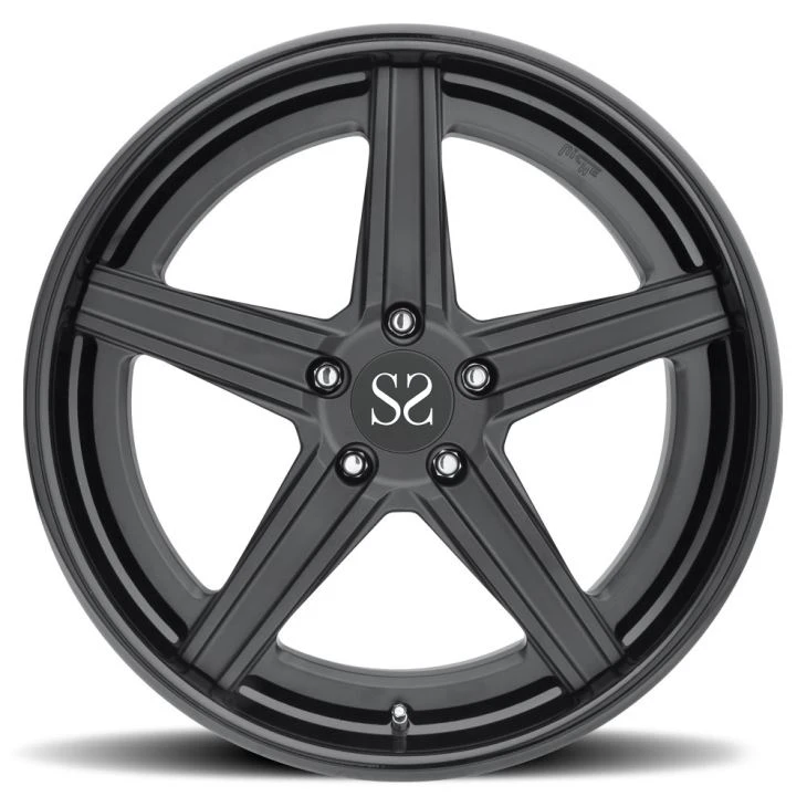 19inch Black & Brushed With Double Dark Tint 2-PC Forged Wheels For Lexus IS