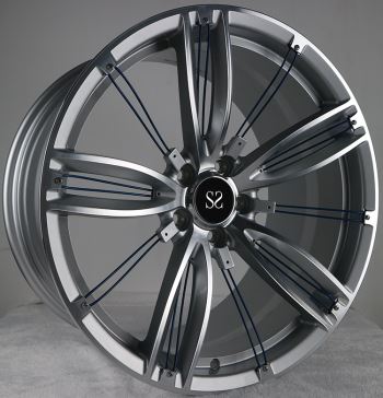 L-Aħjar Prezz Hyper Silver 20inch Rims Għal Maserati Car Rims 5x114.3