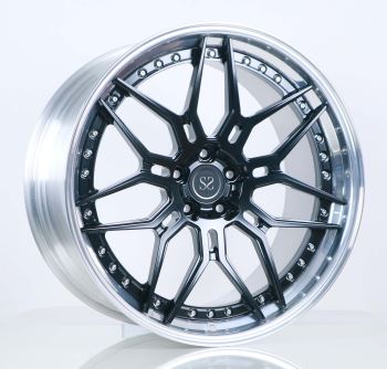 Quddiem 21x9.5 21x11 ta 'wara Ċentru Iswed tal-Barrikol Pollakkat Biċċa Biċċa 2 Biċċa Forġata Għal Mercedez Benz S63