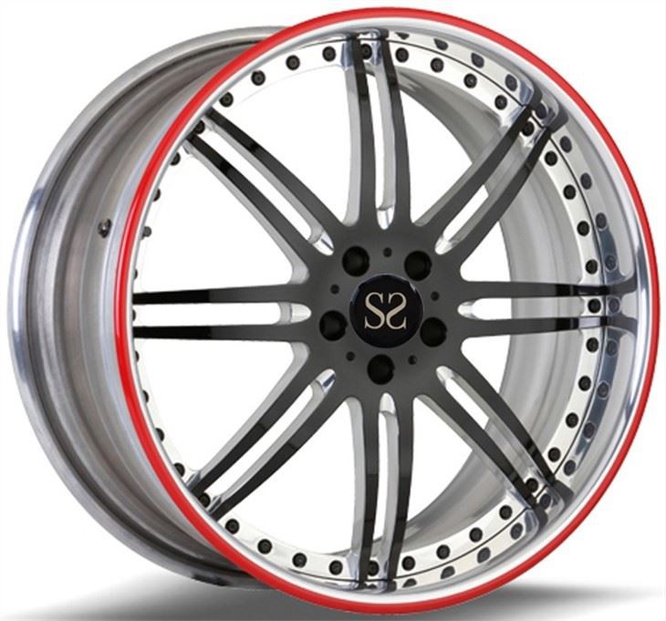 22 Rims Customized 2 - Piece Forged Alloy Rims For Lamborghini Aventador J514