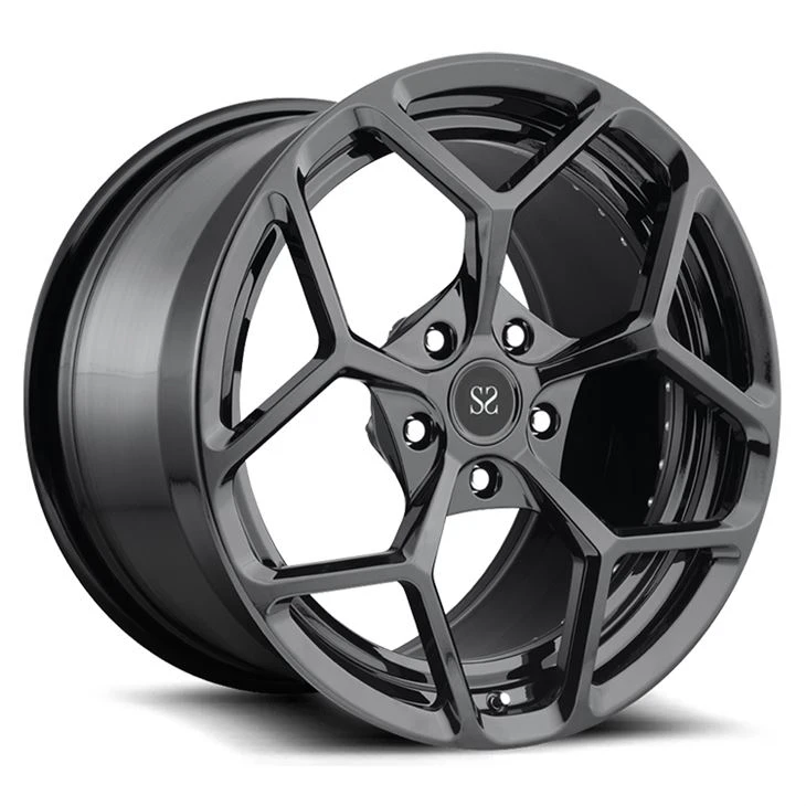 Rimmijiet tal-liga ta '19 Gloss Iswed Personalizzati Rimmijiet tal-Liga Audi S6 Q7 / 22 Inch 2-PC Forged Rims