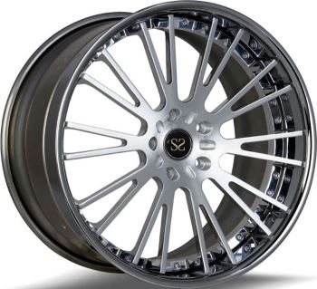 Rimmijiet staggered 2 Piece Roti tal-Liga illustrati Għall-Porsche