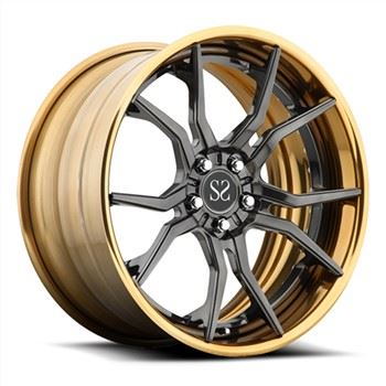 21 Pulzier 2-Piece Custom Forged Alloy Wheels Rimmijiet Għal Mustang GT500 5x114.3