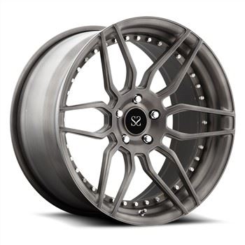 Custom 23 24 Pulzier 2-biċċa Forged Alloy Rim 5x112 ,Magħmul minn 6061-Aluminju T6 , Għal BMW5-Serje