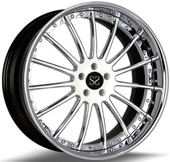 Falsifikati 2 Piece Wheel Black Rims Għal Porsche Cayenne Għall Personalizzat