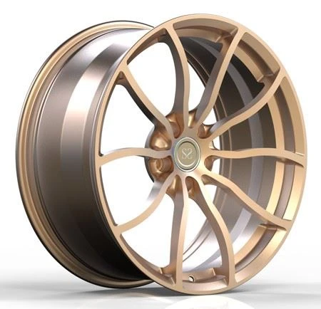 20X9 Gold Painted One Piece Forged Rims For BMW 520d F10 2014 Car Aluminum Alloy Custom Monoblock Wheels