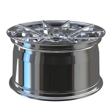 Custom Forged Aluminum Alloy Car Wheels 20 Inch Polished Silver For Glc C63 Deep Dish Rims