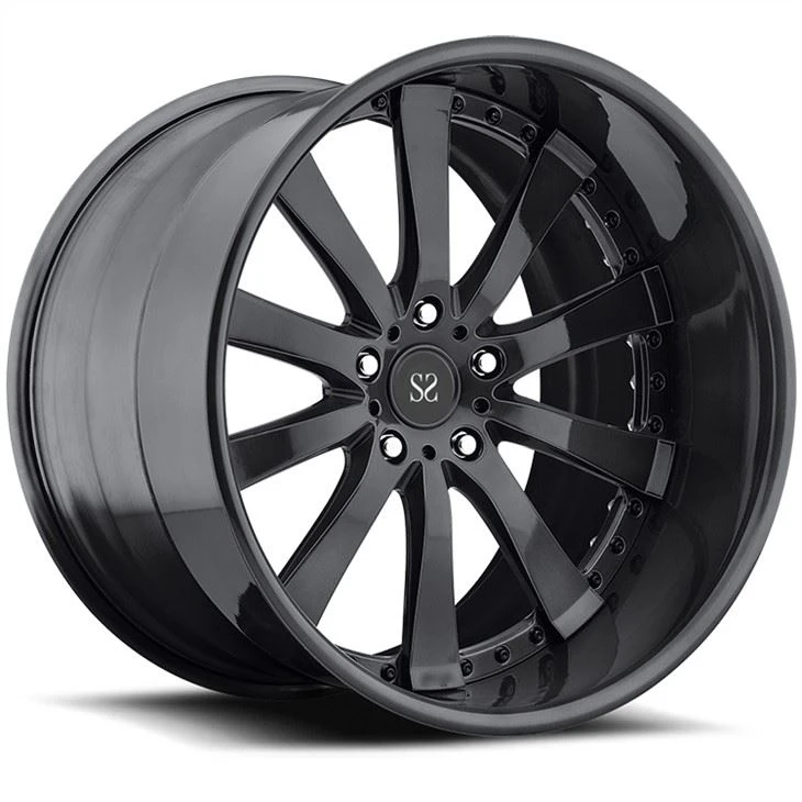 Land Rover Range Rover Staggered 24inch Black 2-PC Roti fasslu