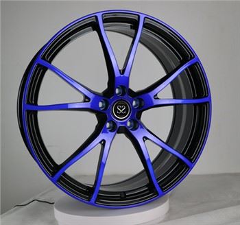 20x9 20x11 Rimmijiet Miżbugħa Blu xokkati Għar-Roti tal-Karozzi Falsifikati tat-tip F