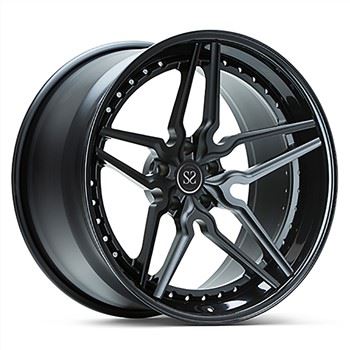 Wasliet Ġodda ta' Aftermarket 22 Pulzier Personalizzat 2-PC Rims Roti Għal Dodge