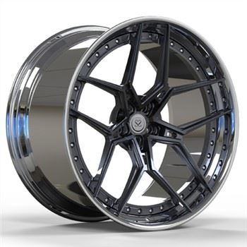 Gun Metal Painting Disinn 21 Pulzier Personalizzat 2-PC Rims Roti Għal Lamborhini