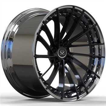 Roti foloz ta' 2 biċċiet illustrati 21x11.5 Konkavi Fond Għall-Audi Rs5 Bmw M6 Car Aluminum Rims