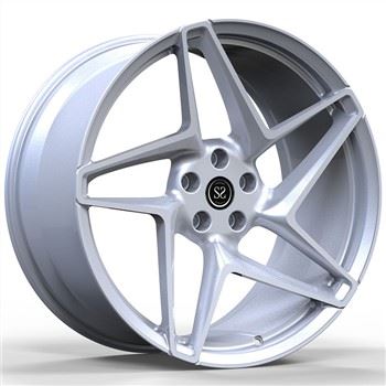 SSJK1004 Fit To Porsche 997 5x130 Custom Silver 1-PC Forged Alloy Rims 18 19 20 21 U 22 Pulzier