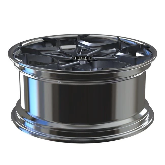2 PC Forged Wheels 19inch Polished Disc Lip Gun Metal Spokes For Luxury Mercedes Benz A35 Car Rims
