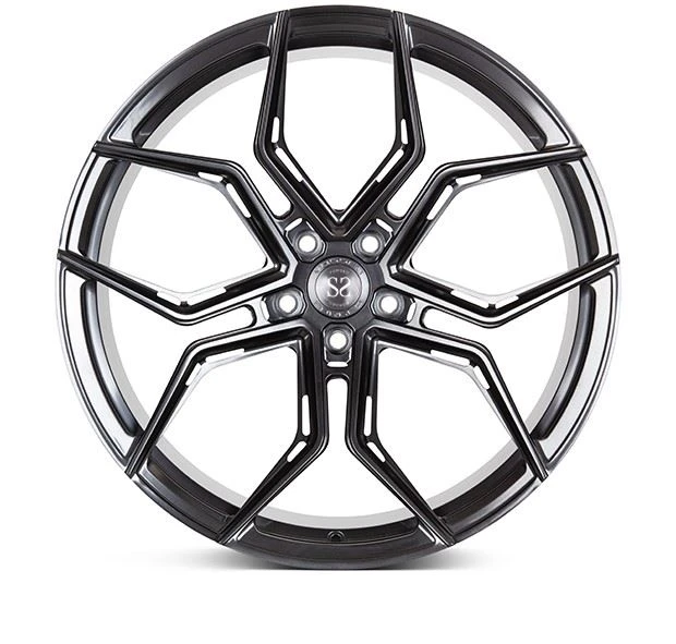 Grey Brushed 21 Inch Customized 1-PC Rims Wheels For Ferrari