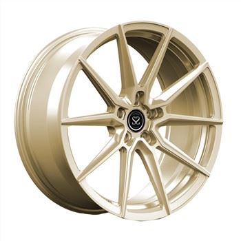 1 PC Roti Falsifikati Monoblock 20inch 20x10.5 Deheb Brushed Għal Rimmijiet tal-Karozzi tal-Lussu BMW M5
