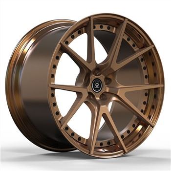 Custom Broze 21inch 2-PC Forged Aluminum Alloy Rims 5x130 Għal Porsche Panamera 4S