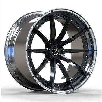 6061-T6 Aluminju Liga Pollakk Kanna U Diska Iswed Custom 2-PC Rimmijiet 5X112 Tajbin Għal BWM X6