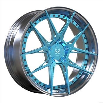 Mercedes Benz AMG C63 2 Biċċiet Wheel A6061 Rota għal Personalizzata