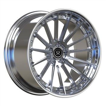 Pollakk Barrel plus Brush Disc Custom 2-PC Forged Alloy Rims 5x114.3 19pulzier Fit To Subaru WRX STI
