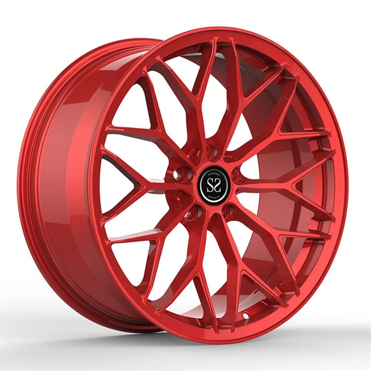 Audi Q3 Custom Forged 1-PC Aluminju Liga Rims Candy Red 19x8.0