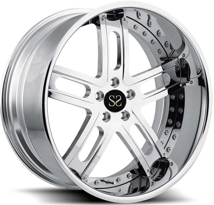 20x11.5 U 20x12 Illustrat Lip Iswed Makkinarju Wiċċ Custom Forged Wheel Rims Dodge Challenger