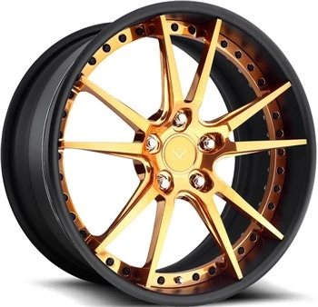 21x10 U 21x12 Gloss Back 2- PC Forged Cancave Aluminum Alloy Rim Ferrari Wheels