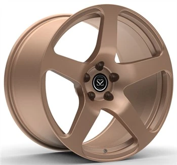 Monoblock 1 Biċċa Roti Għal Mustang GT 19inch Konkavi Bronż Skur Rimmijiet Falsifikati